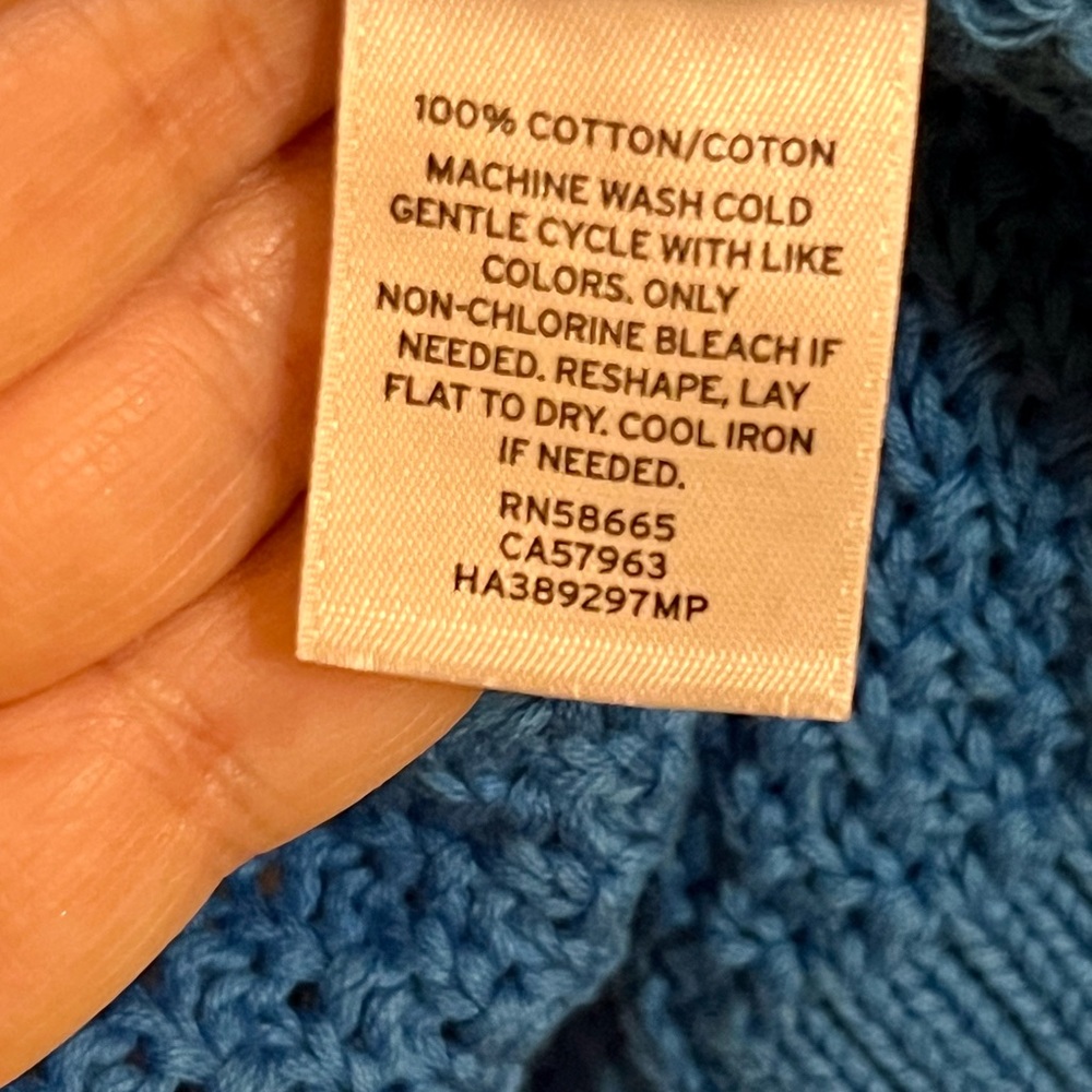 Halogen Blue Cardigan Sweater From Nordstrom NWT - Picture 7 of 7